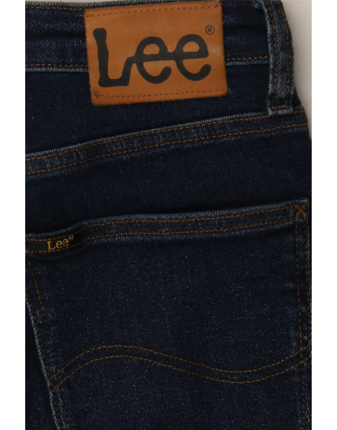 LEE Womens Skinny Jeans W26 L29 Navy Blue Vintage Lee and Second-Hand Lee from Messina Hembry 