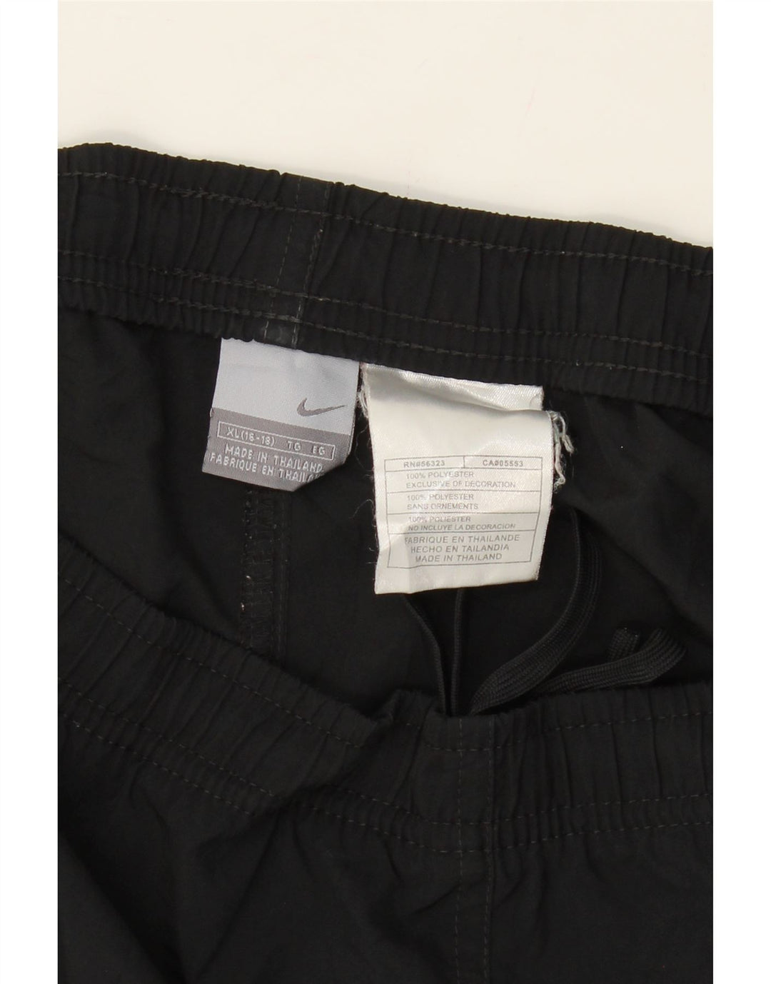 NIKE Womens Sport Shorts US 16/18 XL Black Polyester Vintage Nike and Second-Hand Nike from Messina Hembry 