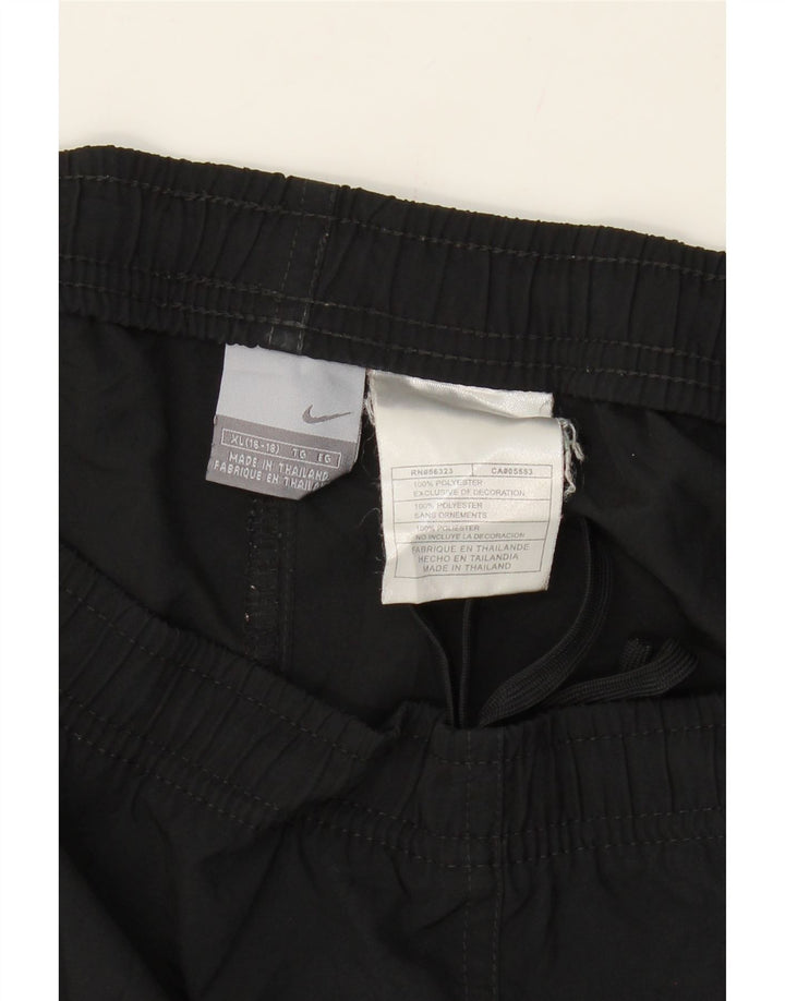 NIKE Womens Sport Shorts US 16/18 XL Black Polyester Vintage Nike and Second-Hand Nike from Messina Hembry 