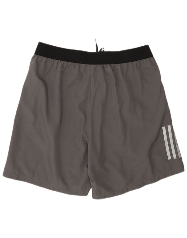 Adidas Aeroready Sportsshorts til mænd Large Grå Colourblock Polyester