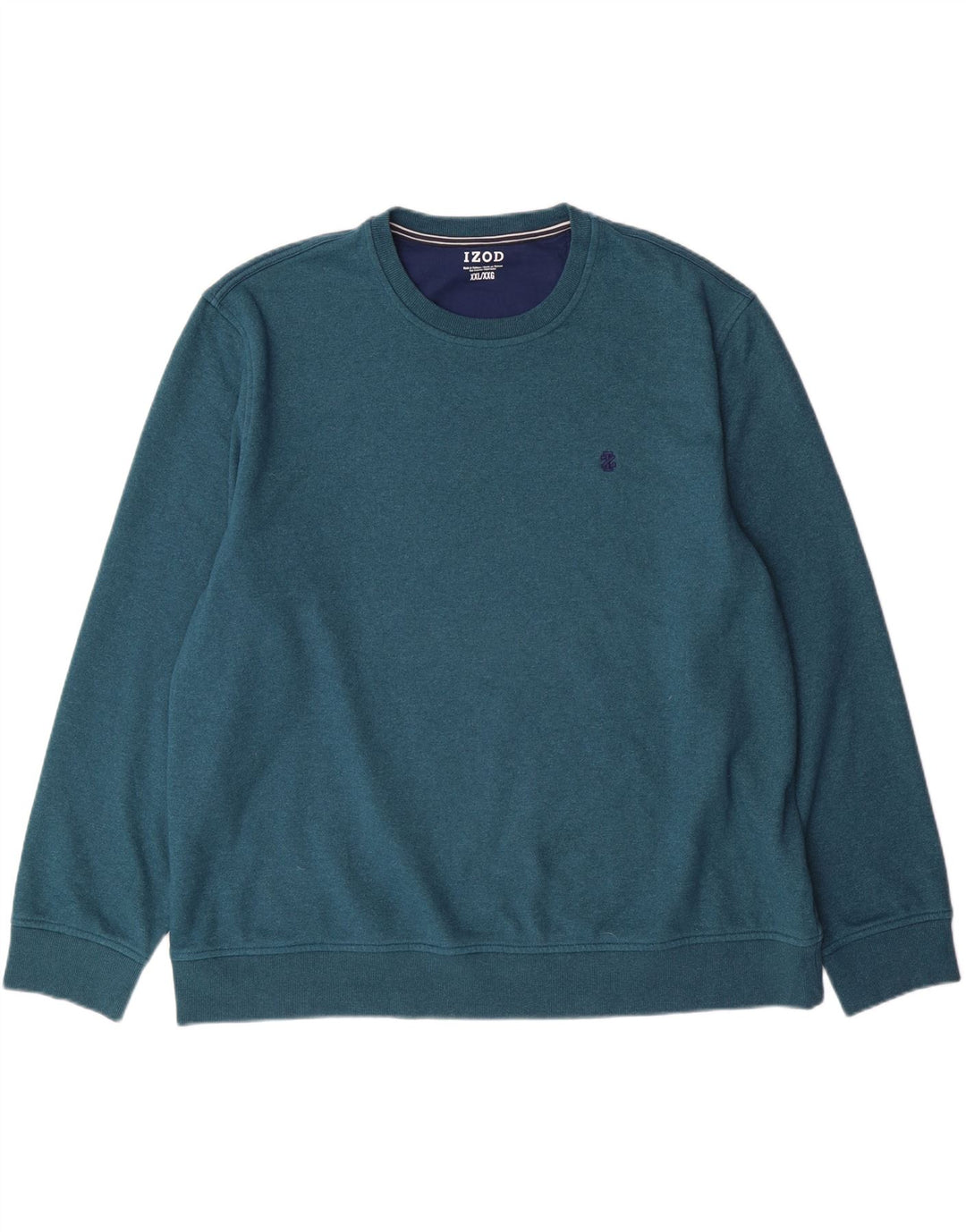 IZOD Mens Sweatshirt Jumper 2XL Green Polyester Vintage Izod and Second-Hand Izod from Messina Hembry 