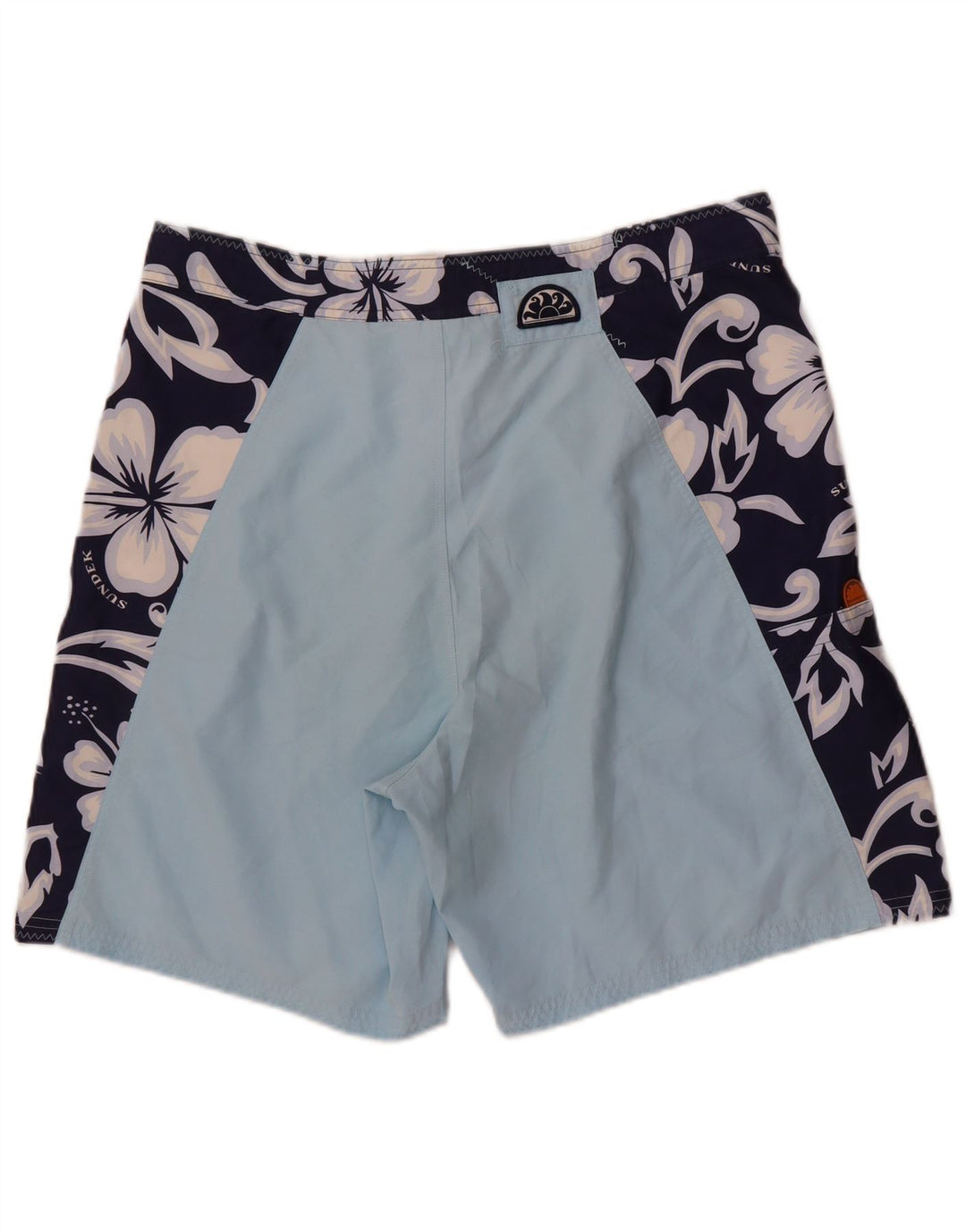 Sundek Mens Swimming Shorts XL  Blue Floral Polyester