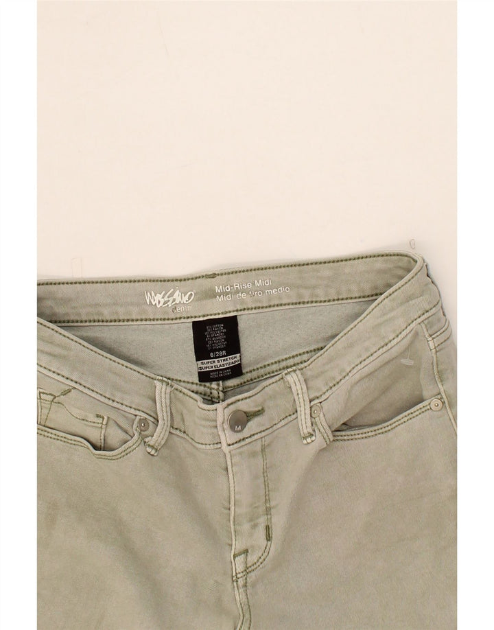 MOSSIMO Womens Mid Rise Denim Shorts W28 Medium Green Cotton Vintage Mossimo and Second-Hand Mossimo from Messina Hembry 