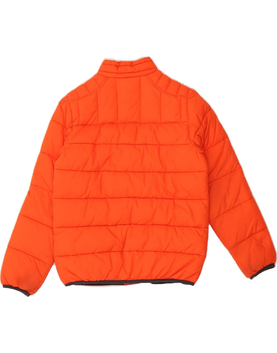BENETTON Boys Padded Jacket 10-11 Years XL Orange Polyamide Vintage Benetton and Second-Hand Benetton from Messina Hembry 