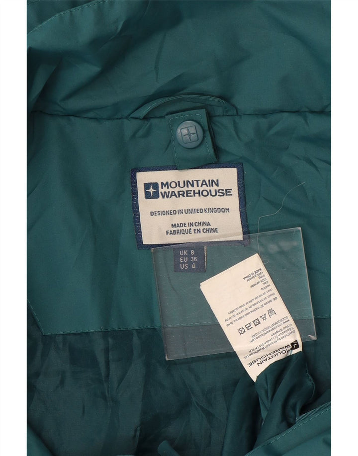 Mountain Warehouse Womens Oversized Windbreaker Jacket UK 8 Small Green