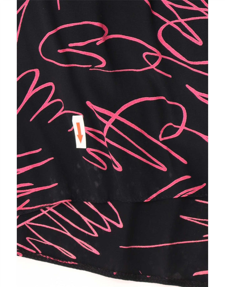 Yessica Womens By C&A Abstrakt mønster Maxikjole EU 40 Medium Sort
