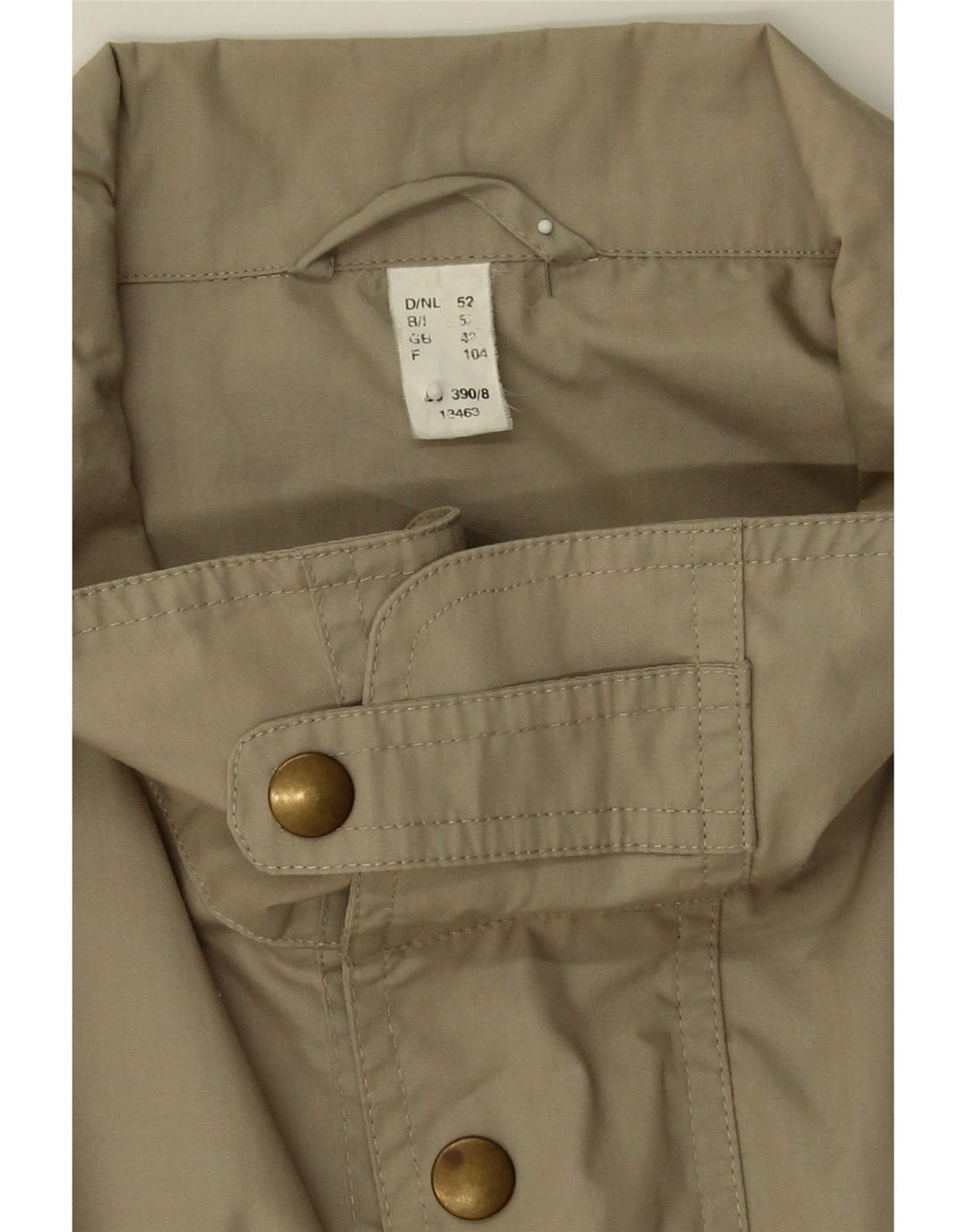 VINTAGE Mens Bomber Jacket UK 42 XL Beige Polyester Vintage Vintage and Second-Hand Vintage from Messina Hembry 