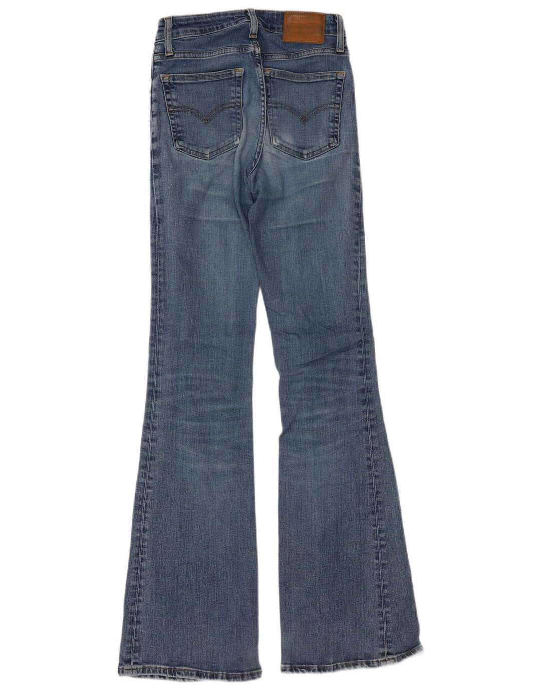 Damskie jeansy Levi's 726 Flared W24 L32 Niebieskie bawełniane