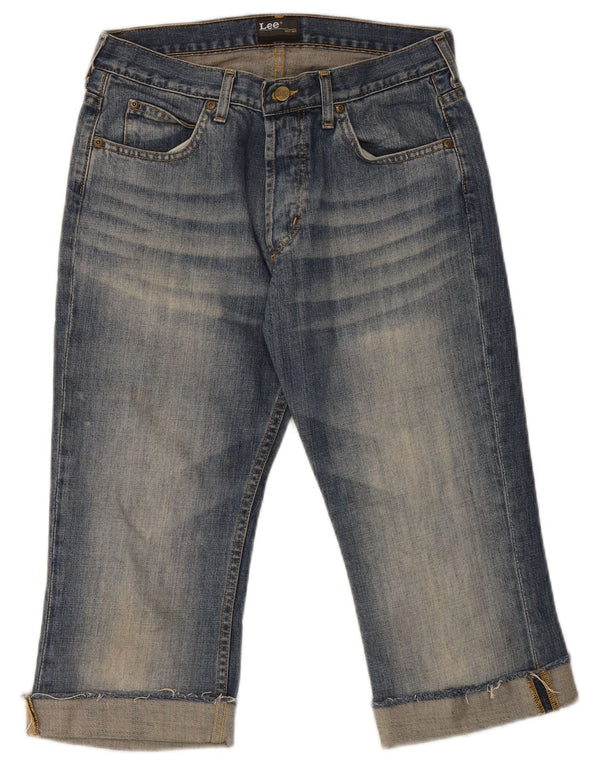 Jeans Lee Denver Capri da donna W32 L20 cotone blu