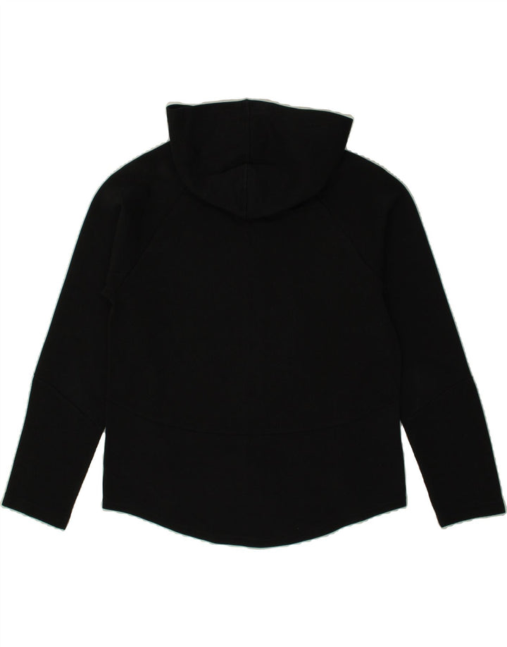 PUMA Womens Zip Hoodie Sweater UK 14 Medium Black Vintage Puma and Second-Hand Puma from Messina Hembry 