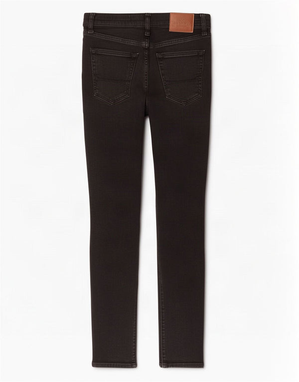 Hollister Damen Stretch Distressed Skinny Jeans W31 L29 Schwarz Baumwolle