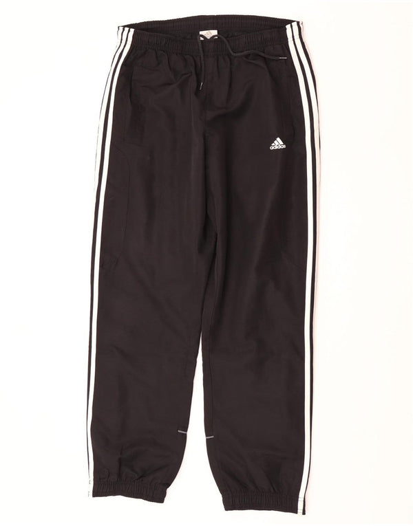 Adidas Mens Tracksuit Trousers Joggers UK 40/42 Medium Black Polyester
