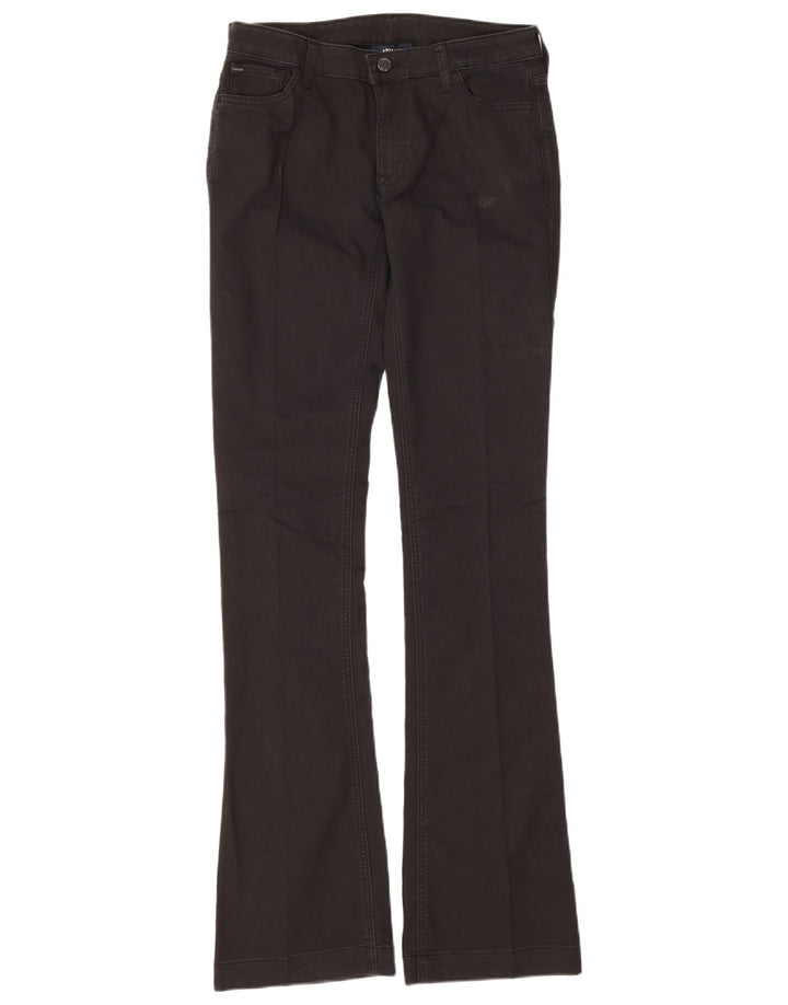 Armani Womens Flared Jeans W29 L35 Black Cotton