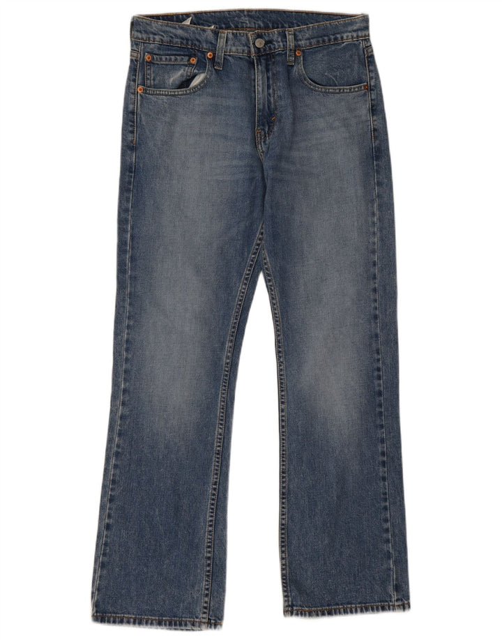 Levi's Mens 527 Slim Bootcut Jeans W32 L30 Blue Cotton
