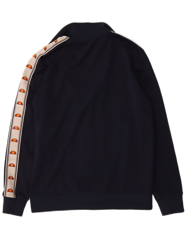 Ellesse Veste de Survêtement Graphique Homme Bleu Marine Moyen Colourblock