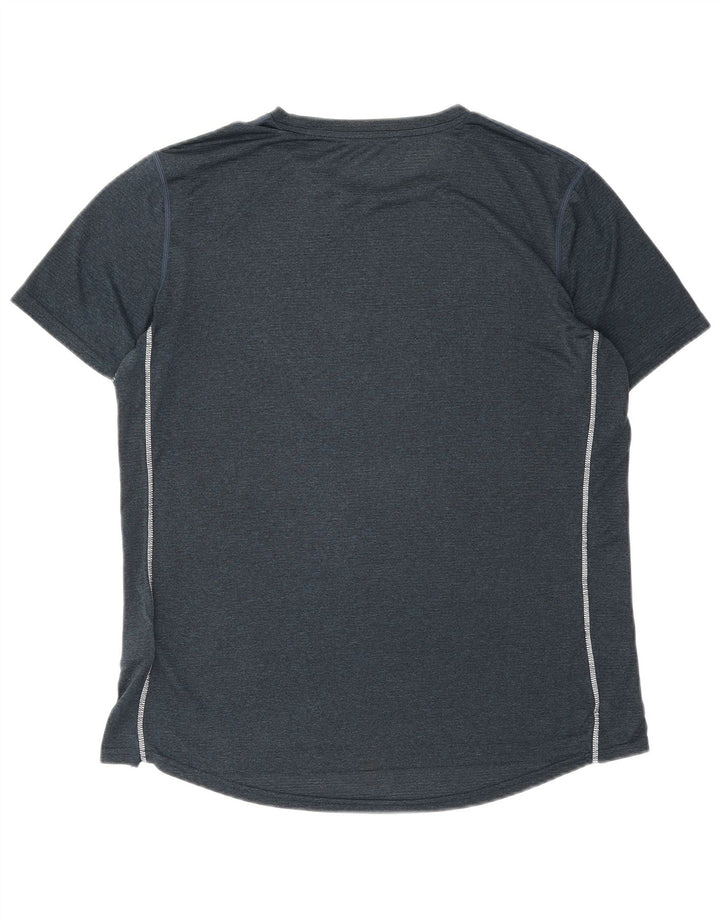 Superdry Mens T-Shirt Top Medium Navy Blue Polyester