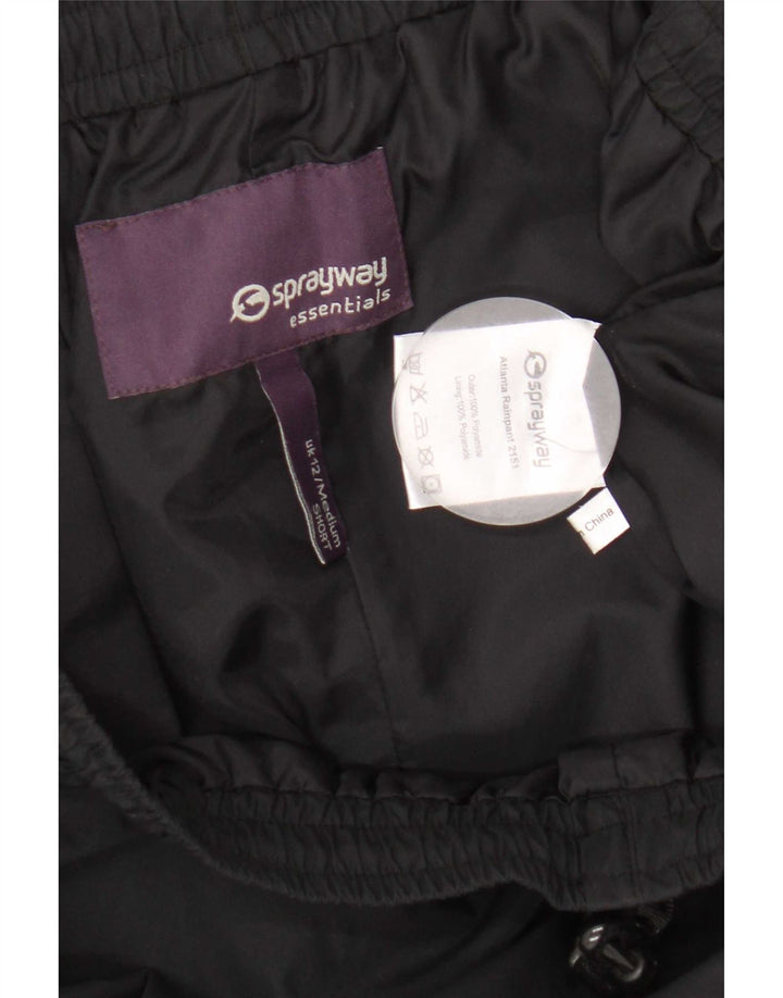 Pantaloni da tuta da donna Sprayway UK 12 nylon nero medio