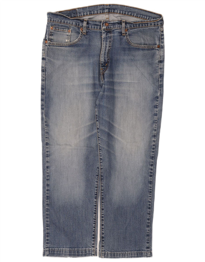 LEVI'S Mens Straight Jeans W38 L27 Blue Cotton