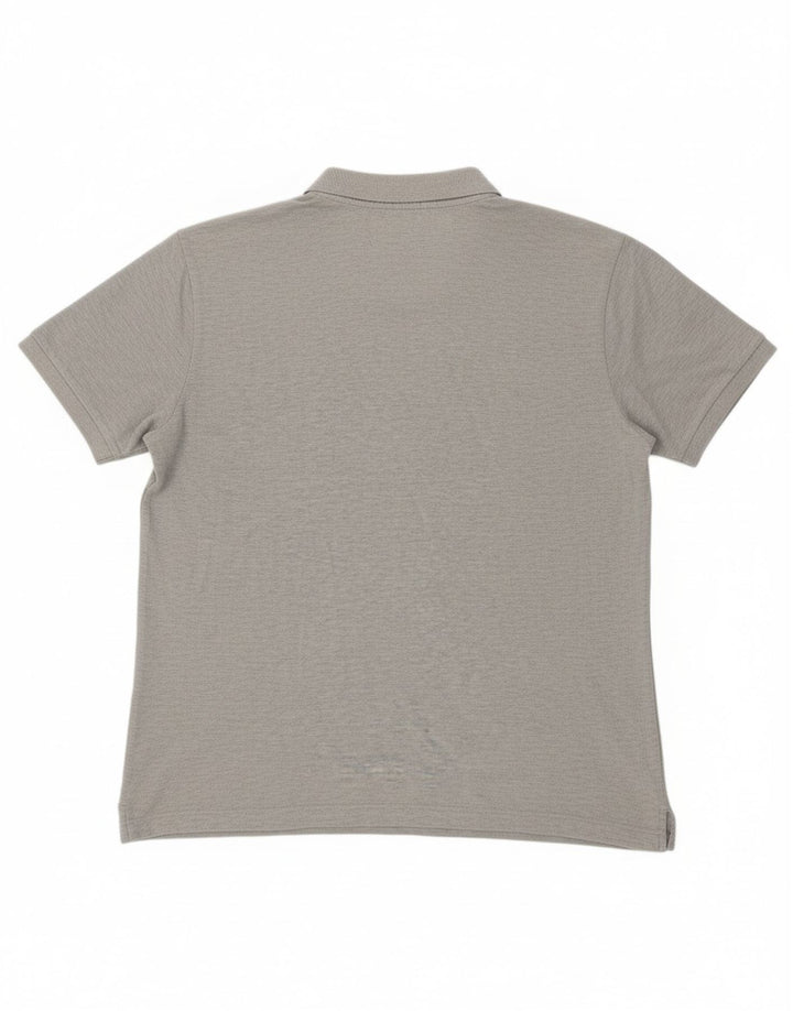 KAPPA Mens Polo Shirt XL Grey Cotton