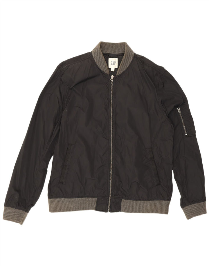 Giubbotto bomber da uomo Gap UK 40 Large nylon nero