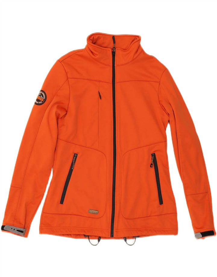 IGUANA Womens Bomber Jacket IT 38 Small Orange Polyester Vintage Iguana and Second-Hand Iguana from Messina Hembry 