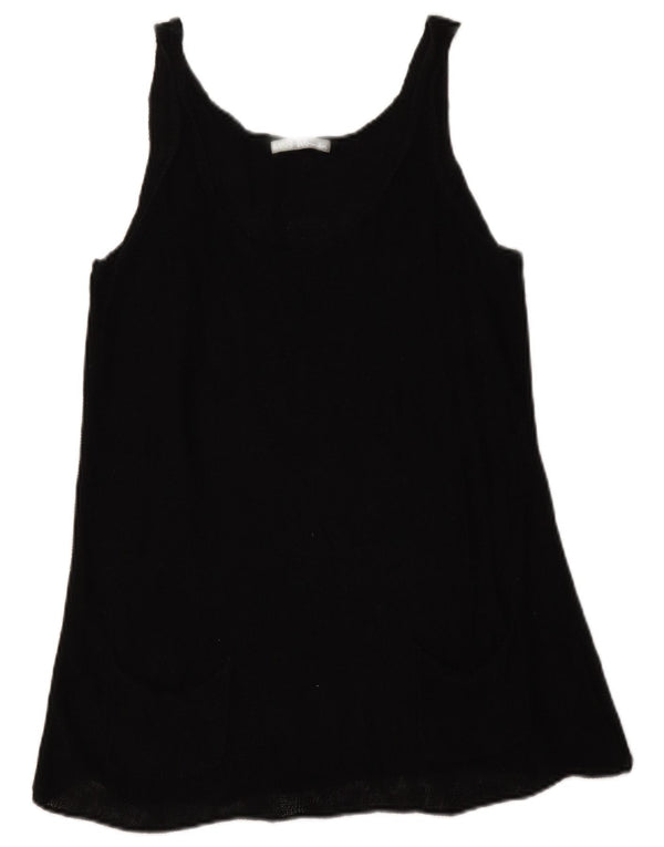 Marks & Spencer Womens Vest Top UK 10 Small Black