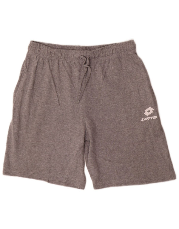 Pantaloni scurți sport pentru bărbați Lotto 2XL bumbac gri