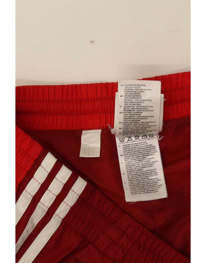 Adidas Pantalon de survêtement pour homme Rouge moyen Polyester
