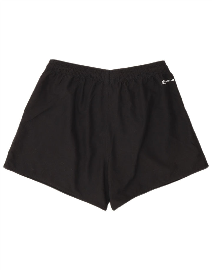 Adidas Mens Aeroready Graphic Sport Shorts Medium Black Polyester