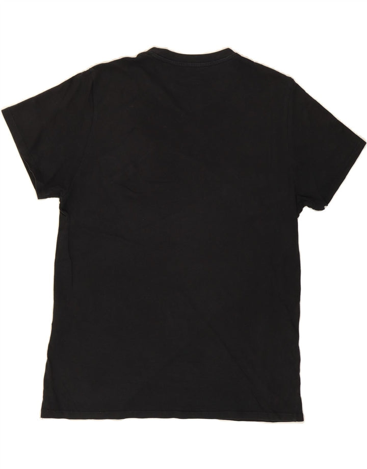 LEVI'S Mens Graphic T-Shirt Top Medium Black Cotton Vintage Levi's and Second-Hand Levi's from Messina Hembry 