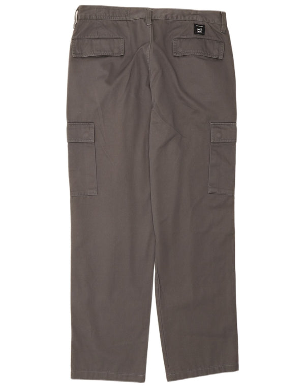 Gas Mens Straight Cargo nadrág W36 L31 szürke pamut