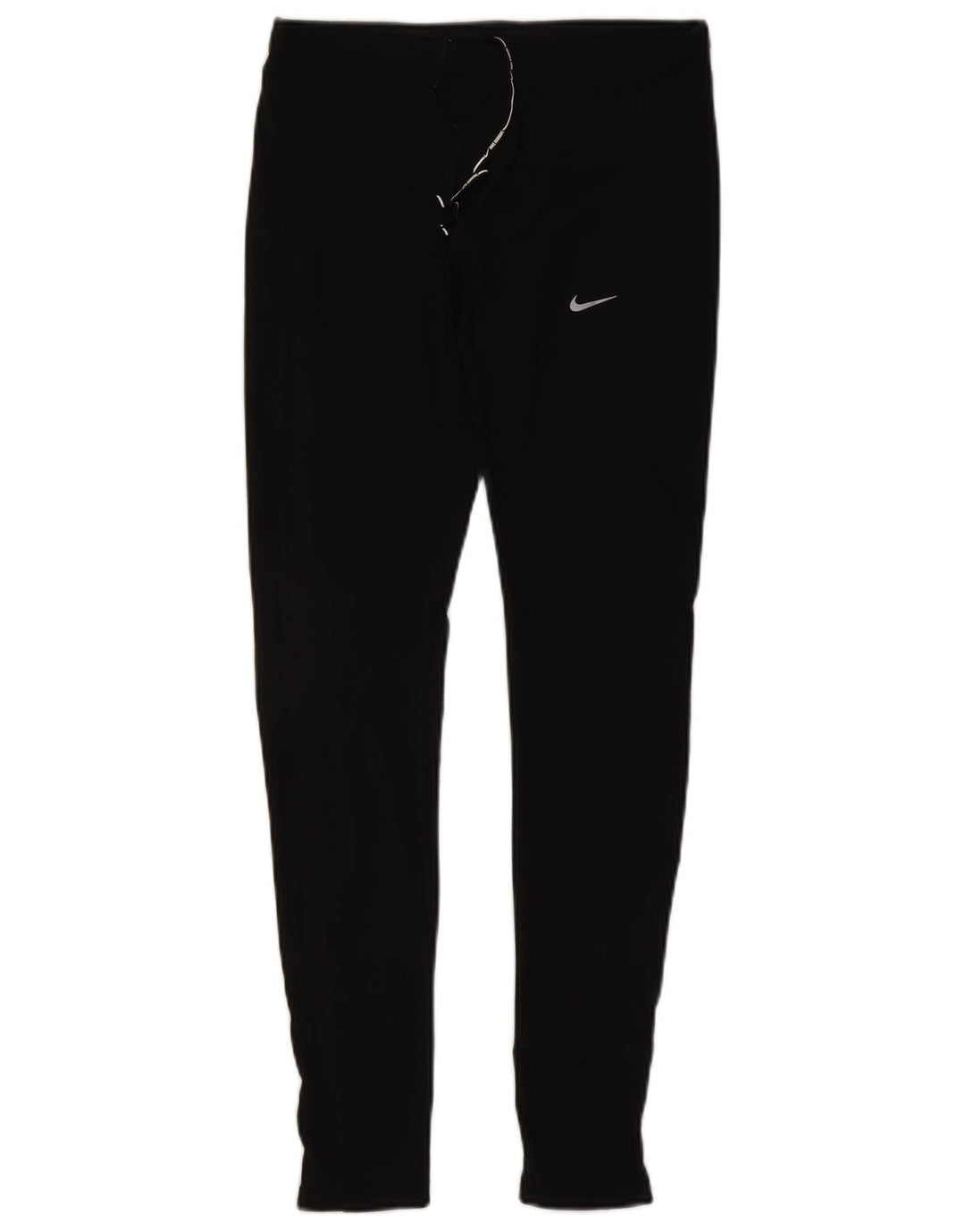 Nike Womens Leggings UK 12 Medium Black Polyester