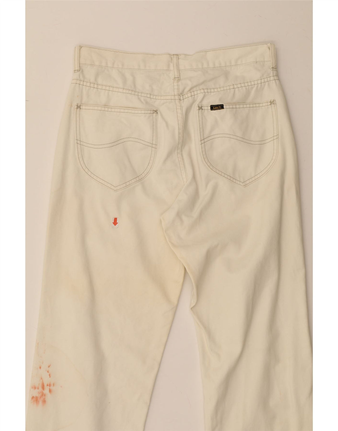 LEE Mens Slim Jeans W32 L30  Off White Cotton Vintage Lee and Second-Hand Lee from Messina Hembry 