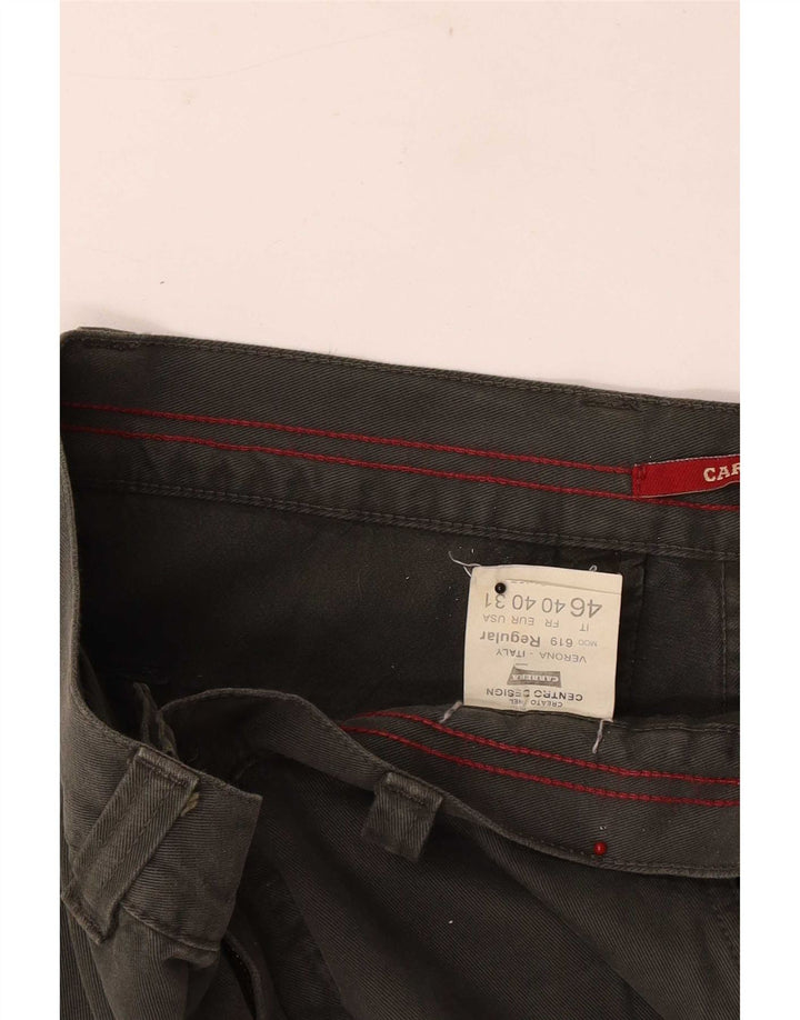 Pantaloni cargo regolari da uomo Carrera W31 L33 cotone verde