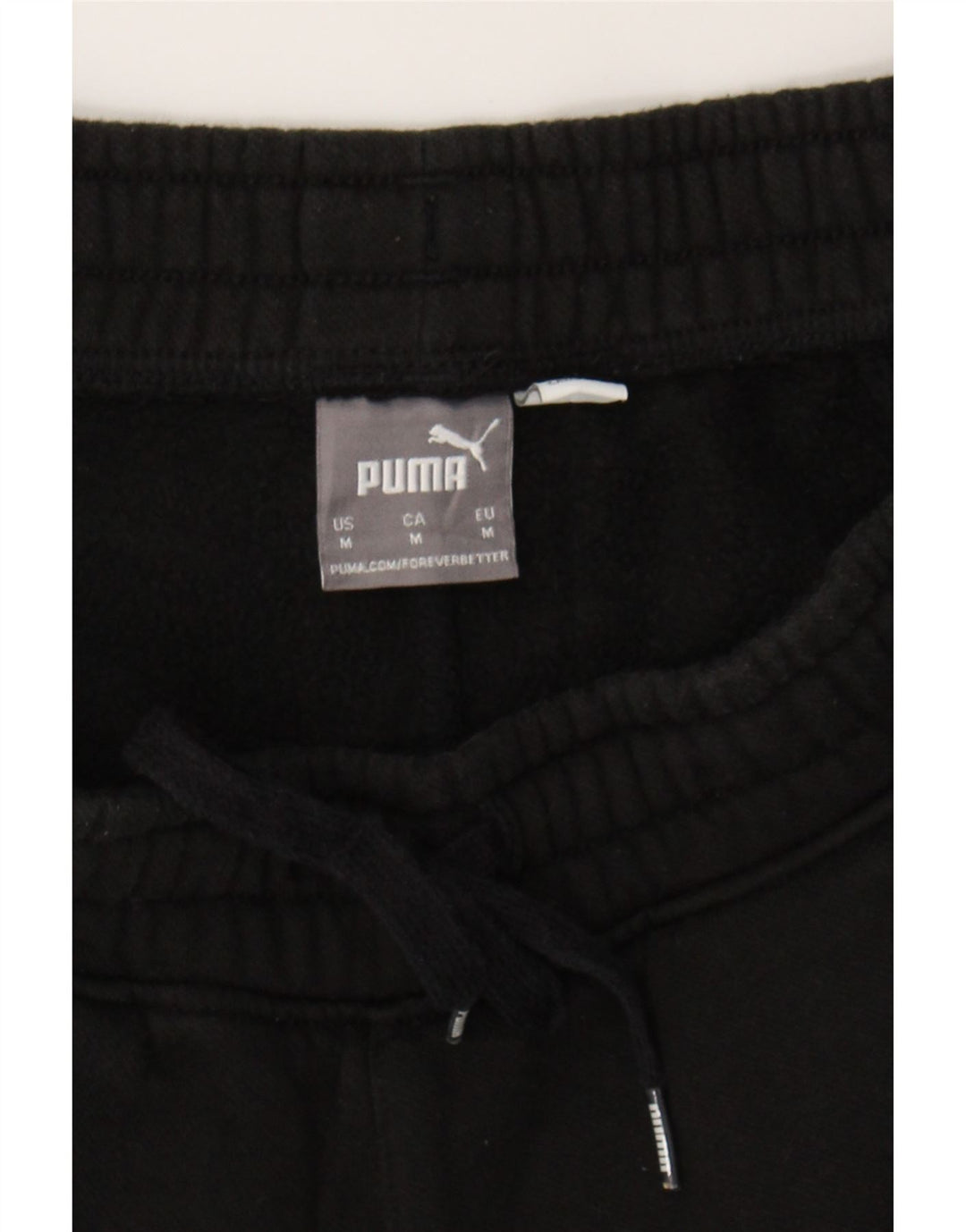 PUMA Mens Sport Shorts Medium  Black Cotton Vintage Puma and Second-Hand Puma from Messina Hembry 