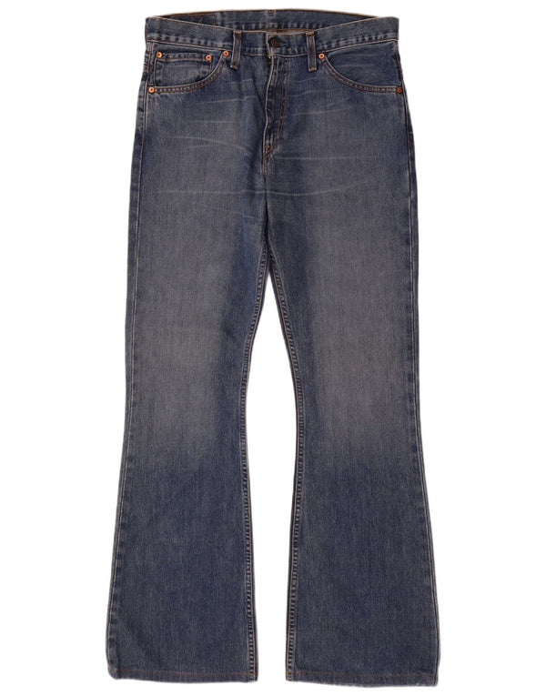 Jeans Levi's 516 bootcut a vita alta da donna W34 L36 cotone blu