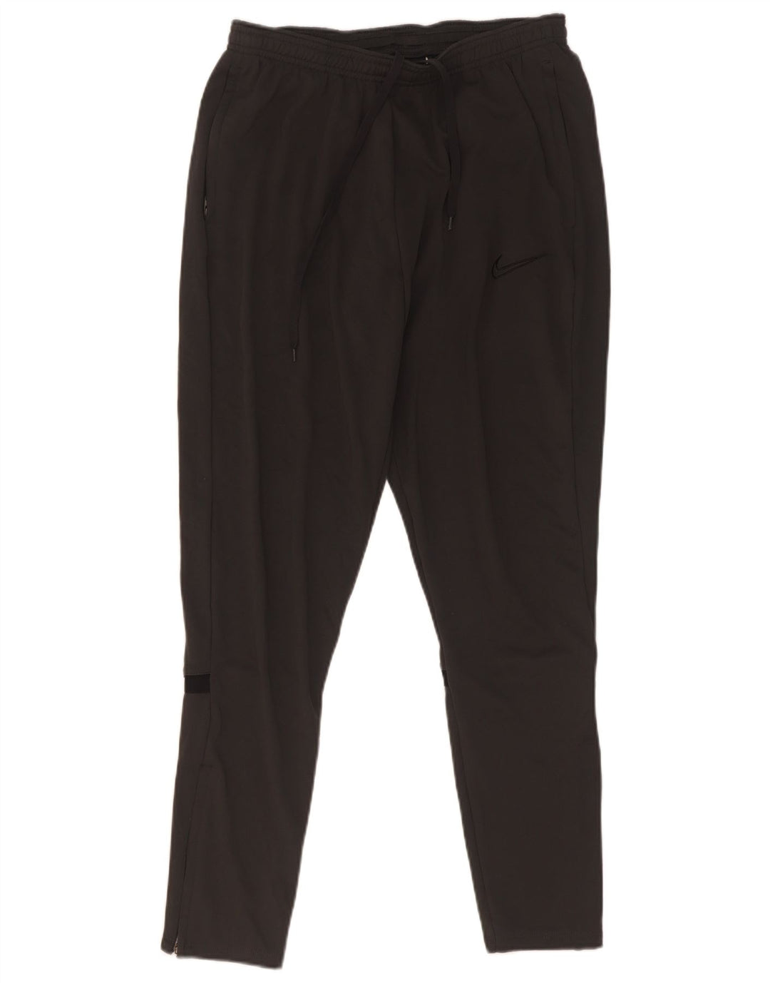 Nike Mens Dri Fit Tracksuit Trousers Small Black Colourblock Polyester