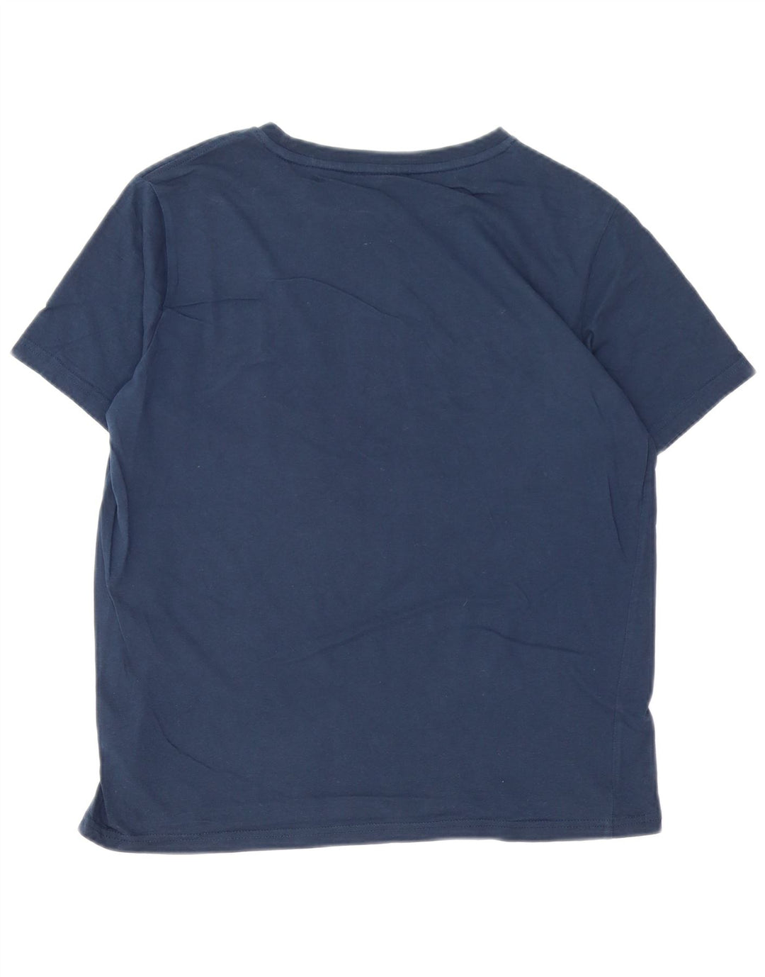 Bear Mens Graphic T-Shirt Top Small Navy Blue Cotton