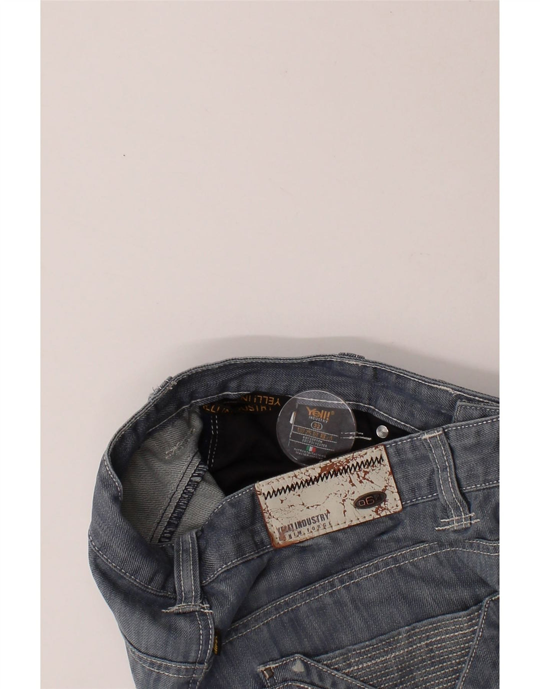 YELL! Mens Straight Jeans W32 L32 Blue Cotton Vintage Yell! and Second-Hand Yell! from Messina Hembry 