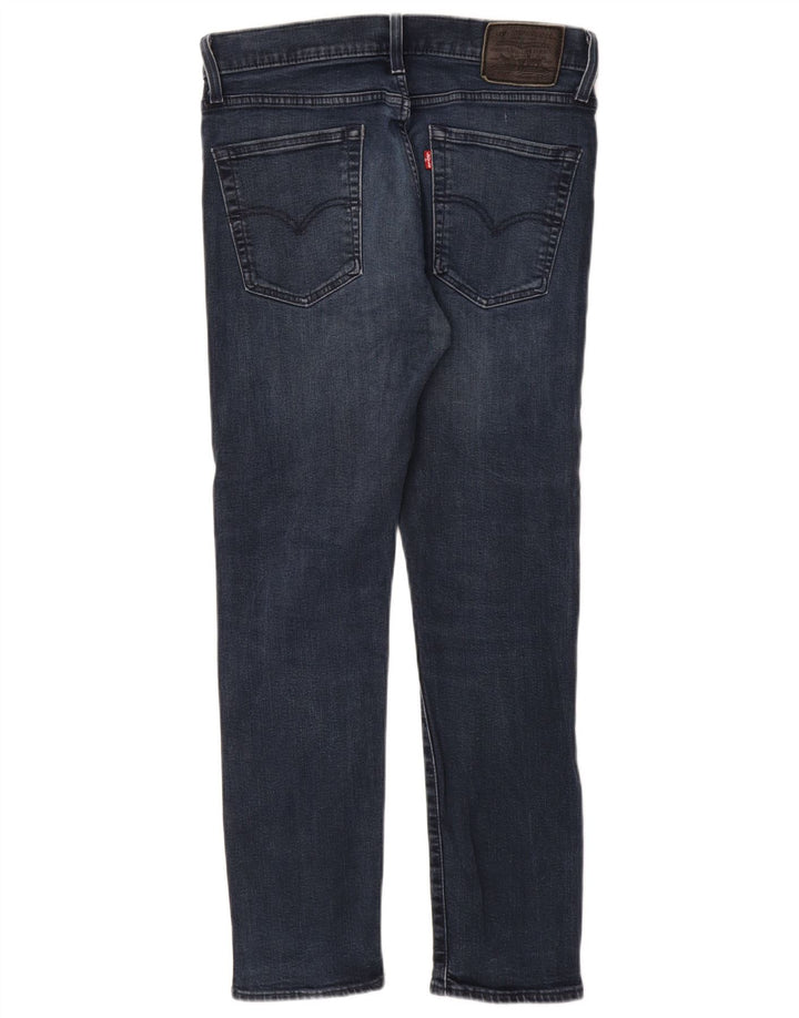 LEVI'S Mens Slim Jeans W33 L30 Navy Blue Cotton