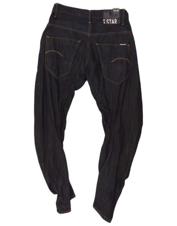 G-Star Mens Banana Slim Jeans W32 L30 Navy Blue Cotton