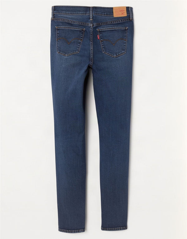 Levi's Donna 311 Shaping Skinny Jeans W31 L32 Blu Navy Lyocell