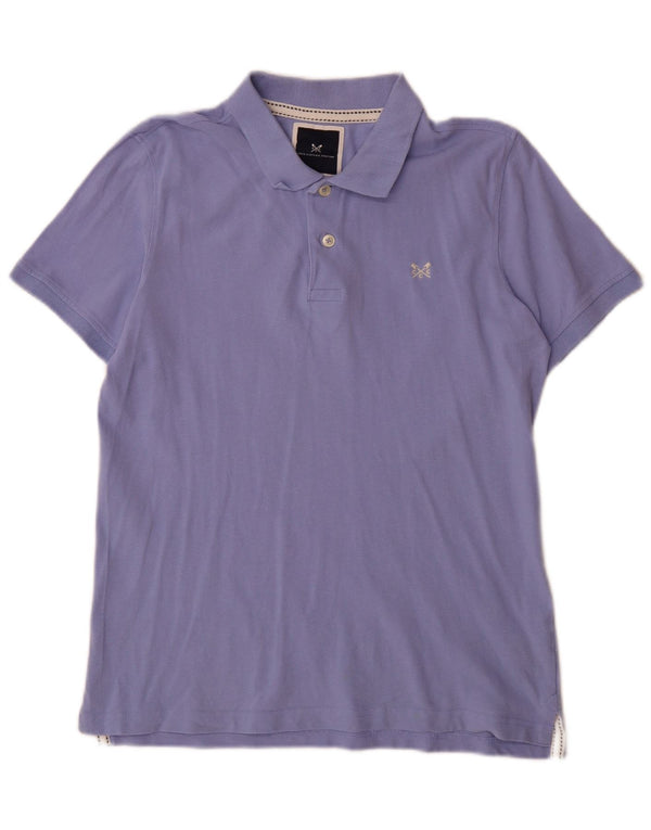 Crew Clothing Polo da uomo in cotone viola medio