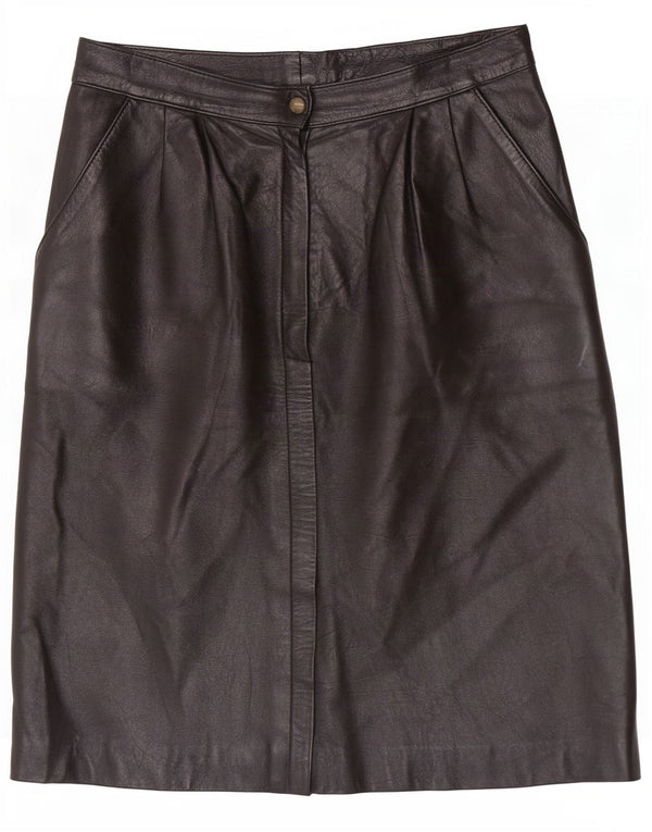Maxime Damen Lederrock IT 42 Medium W26 Schwarz