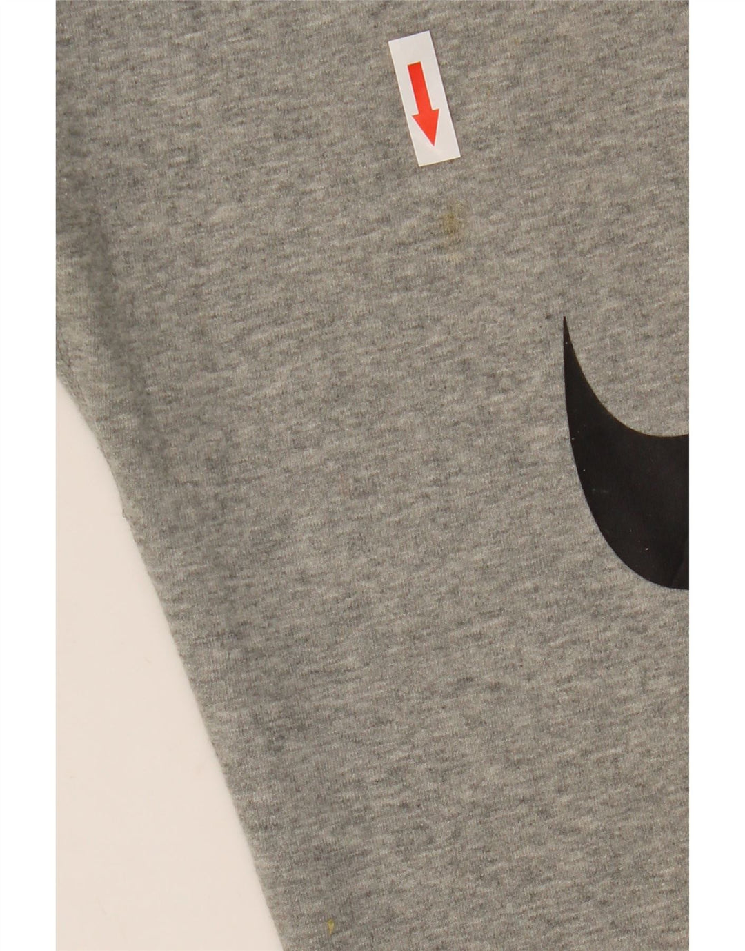 Nike Womens Graphic Leggings UK 14 Medium  Grey Cotton