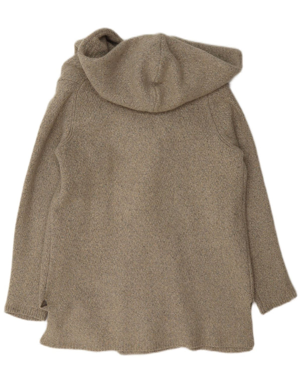 Sweter damski Massimo Dutti z otwartym kardiganem, UK 14, duży, beżowy
