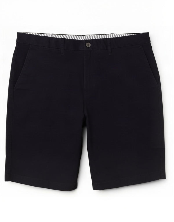 Pantaloncini chino da uomo Tommy Hilfiger W34 Large blu navy in cotone