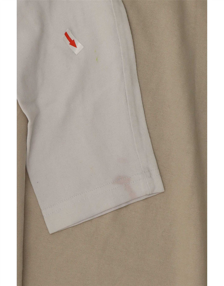 North Sails Herre Grafisk Top Langærmet Medium Beige Colourblock Bomuld