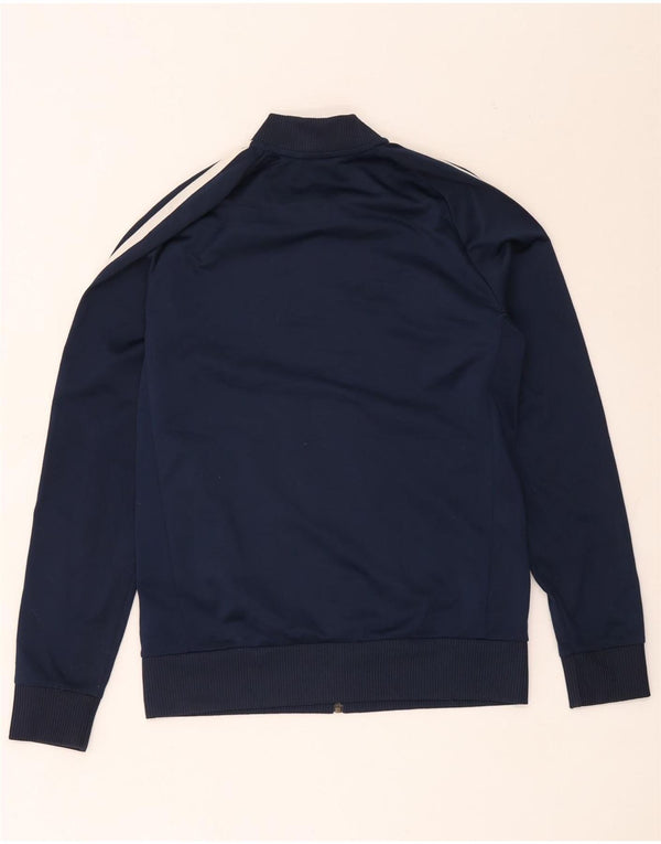Giacca da tuta da ragazzo Adidas 13-14 anni in poliestere blu navy