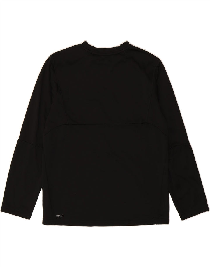 PUMA Boys Top Long Sleeve 13-14 Years Black Polyester Vintage Puma and Second-Hand Puma from Messina Hembry 